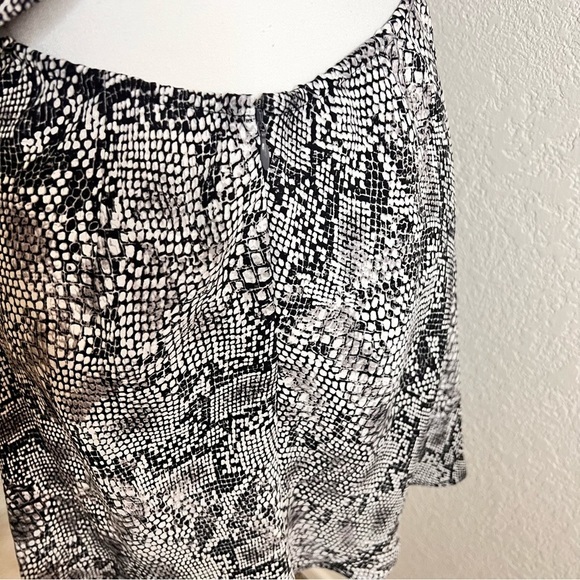 ARITZIA BABATON Hamptons Mini Dress Snake Print Size 6 - Picture 10 of 13